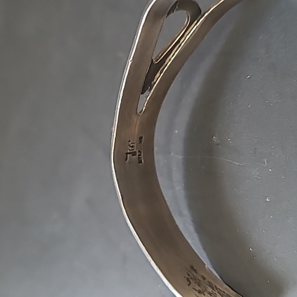 Fred Harvey Bell Sterling Bracelet - Picture 5 of 5